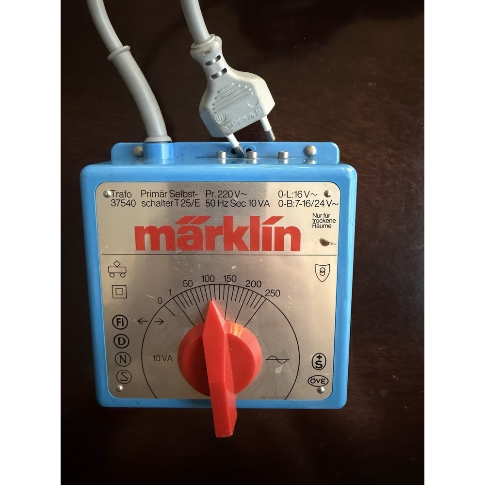 Märklin 37540 Trafo Transformator 220V 10VA (317307) #5908#